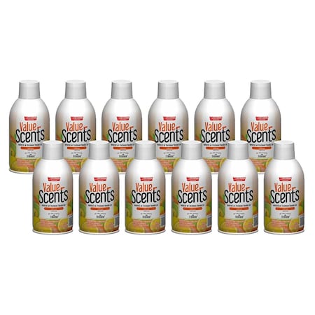 Chase Products Sprayon ValueScents net weight 6.17 oz. Citrus., 12PK 5375